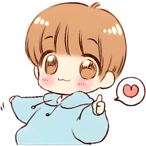 Стикер Парочка кун и тян