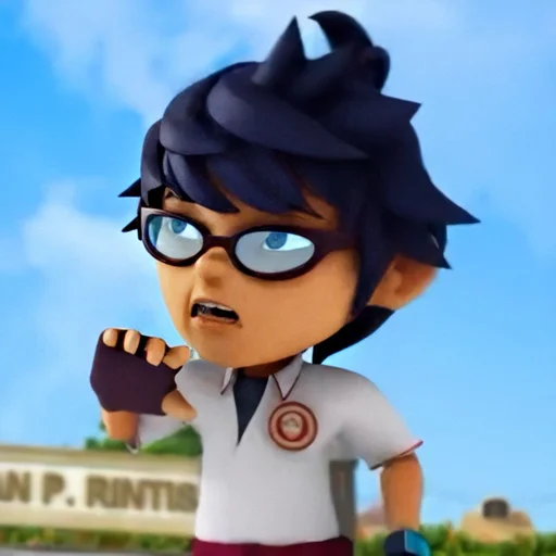 Стикер boboi boy