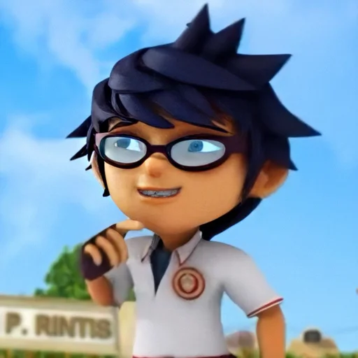 Стикер boboi boy