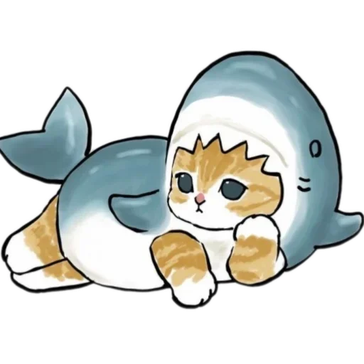 Стикер Акула