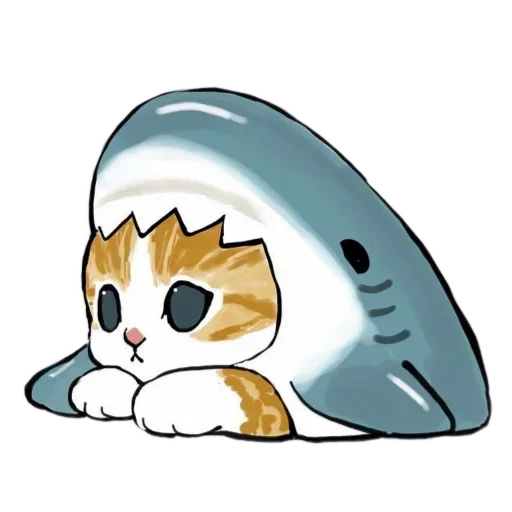 Стикер Акула