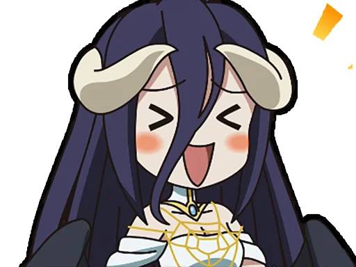 Стикер Albedo (Overlord)