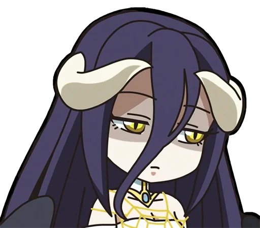 Стикер Albedo (Overlord)