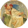 Стикер Alfons Mucha