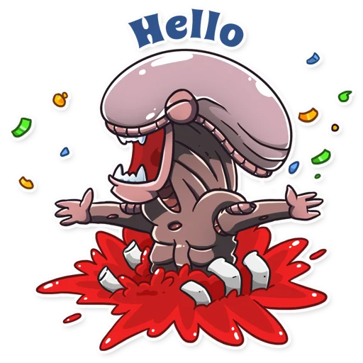 Стикер Al the Alien