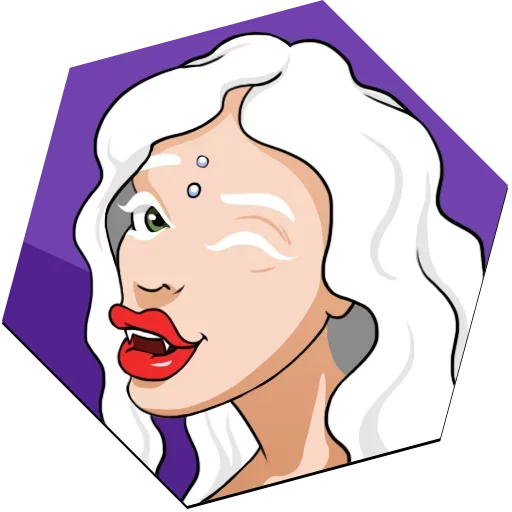 Стикер Алиса Лисс с ТНТ