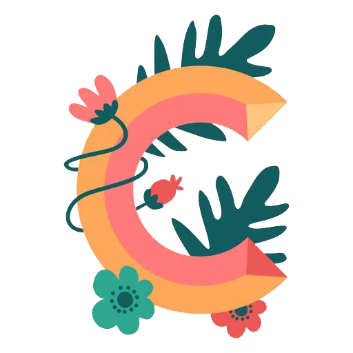 Стикер Nature Alphabet