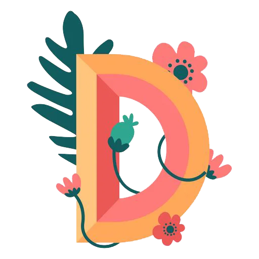 Стикер Nature Alphabet