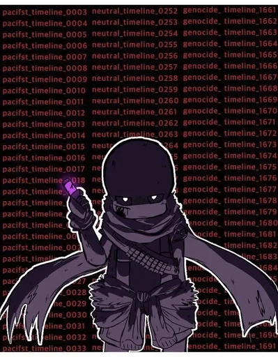 Стикер Sans Undertale