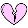 Эмодзи Розовый шрифт
