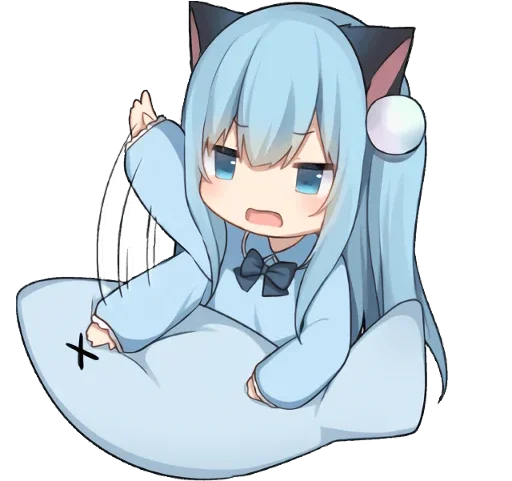 Стикер AmashiroNatsukiEars - NoWord