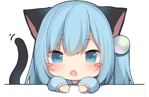 Стикер AmashiroNatsukiEars - NoWord