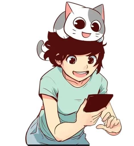 Стикер Nyangami komikkamvret