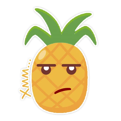 Стикер Ананасик