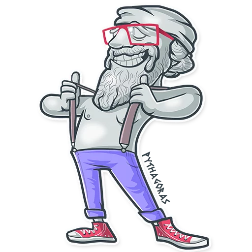 Стикер Greek Geeks