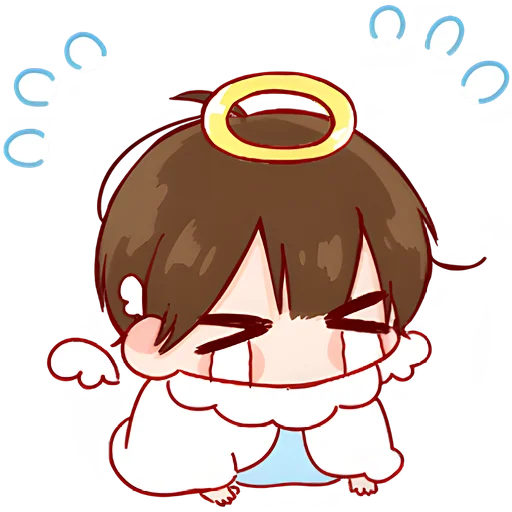 Стикер Ангел демон кун