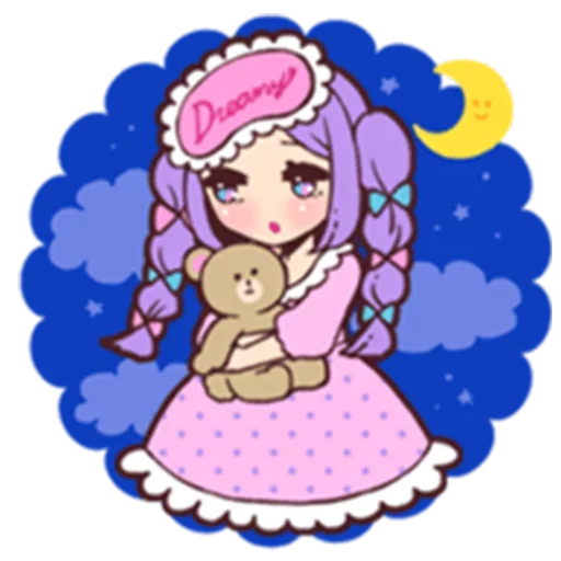 Стикер Animegirl