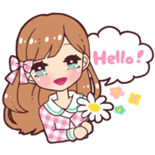 Стикер Animegirl