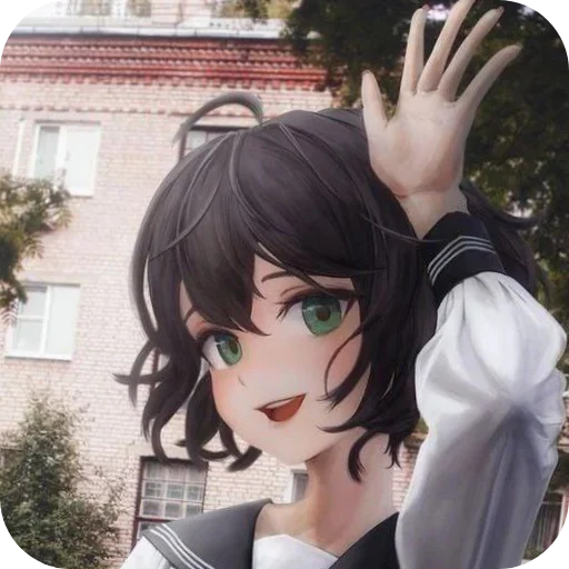 Стикер Anime IRL