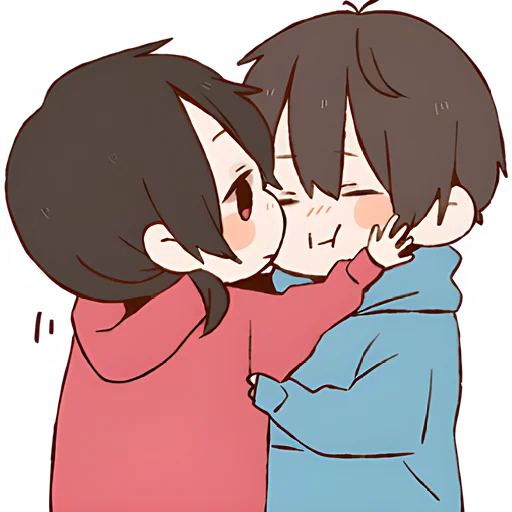 Стикер Анимешная парочка 2
