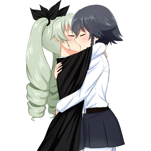 Стикер Anime Hugs, Kisses & Random