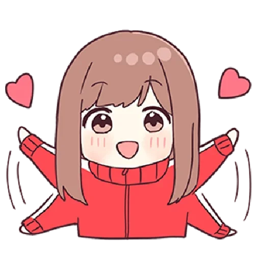 Стикер Anime Small Girl