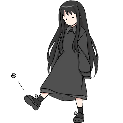 Стикер Аниме тян 2