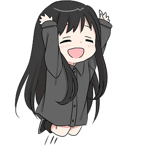 Стикер Аниме тян 2