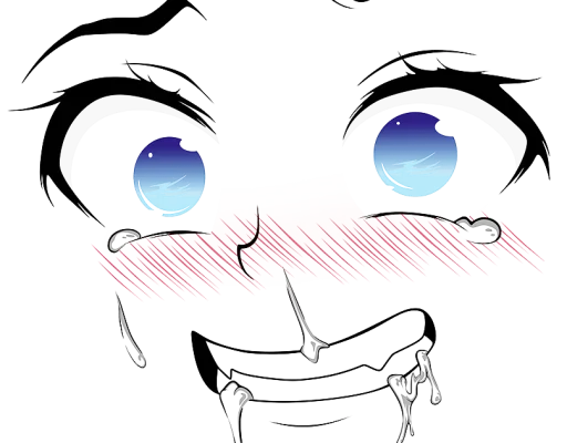 Стикер Anime face