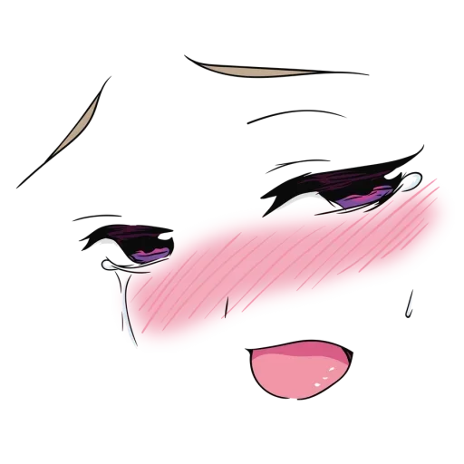 Стикер Anime face