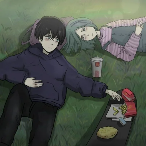 Стикер Зои и Тима