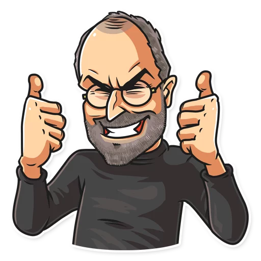 Стикер Steve Jobs
