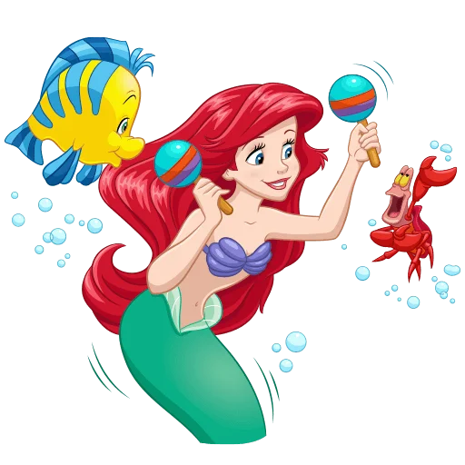 Стикер Ариэль Без Текста