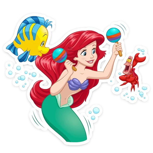 Стикер Ариэль