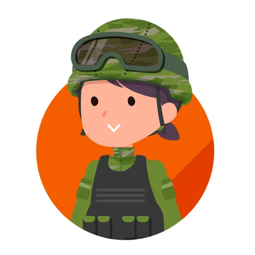 Стикер Army Tyan