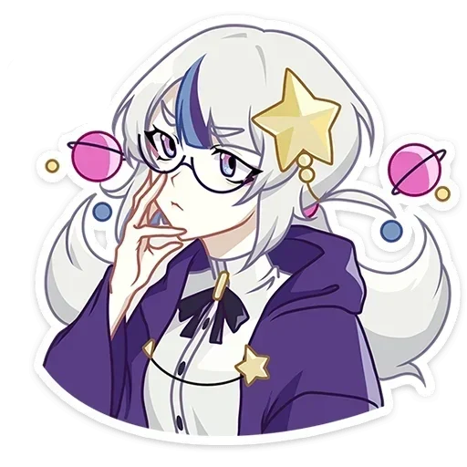 Стикер Астерия без надписей