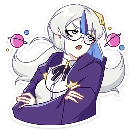 Стикер Астерия без надписей