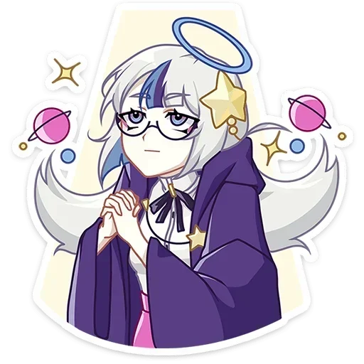 Стикер Астерия без надписей