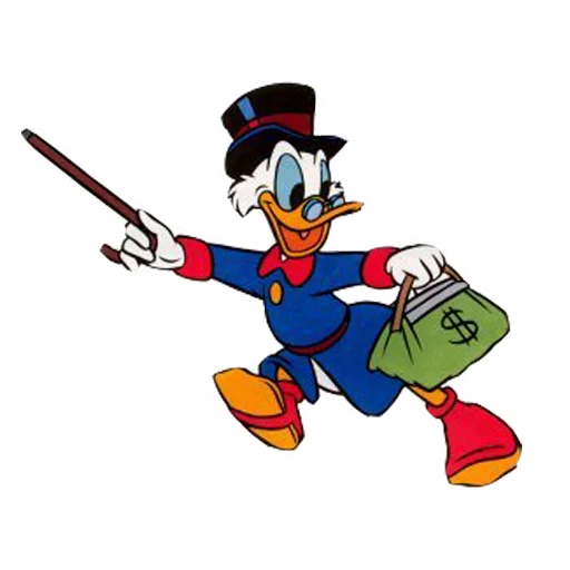 Стикер Uncle Scrooge