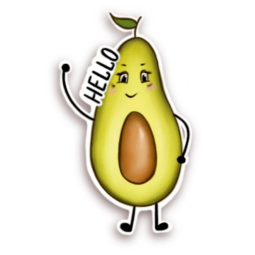 Стикер avocado
