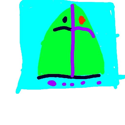 Стикер Авокадо 7080 года