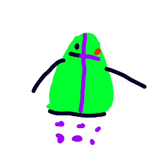 Стикер Авокадо 7080 года