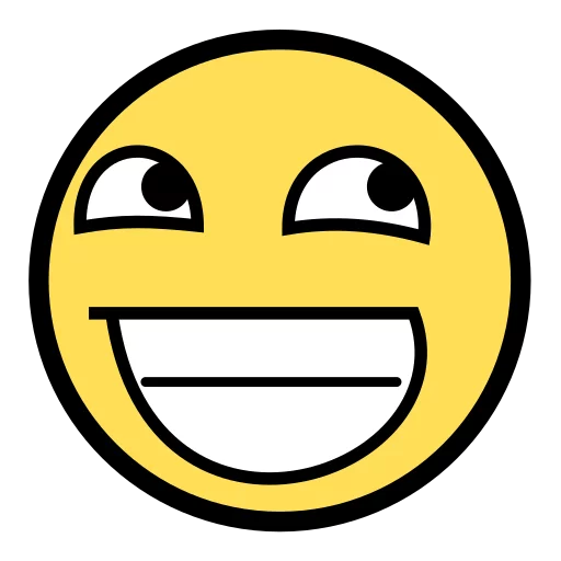 Стикер Awesome Face