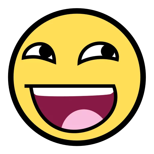 Стикер Awesome Face