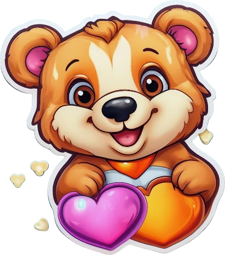 Стикер BigHearts