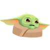 Стикер Baby Yoda -