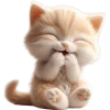 Эмодзи Забавный котенок