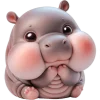 Эмодзи Малыш бегемотик
