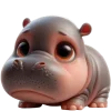 Эмодзи Малыш бегемотик