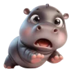 Эмодзи Малыш бегемотик